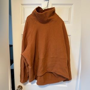 Lululemon textured funnel neck hoodie